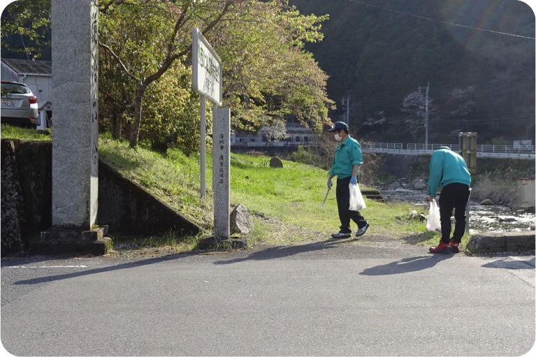 地域清掃の実施